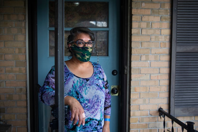 EneDina Rogers is one of the many North Texans who are fearful of being evicted from their...