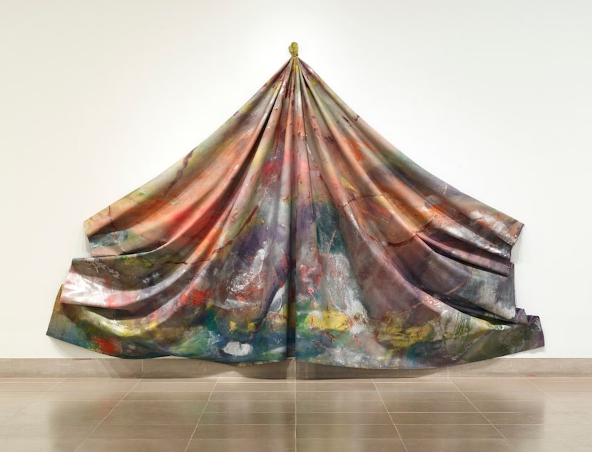 Sam Gilliam, Leaf, 1970, acrylic on canvas, Dallas Museum of Art, gift of Timothy C....