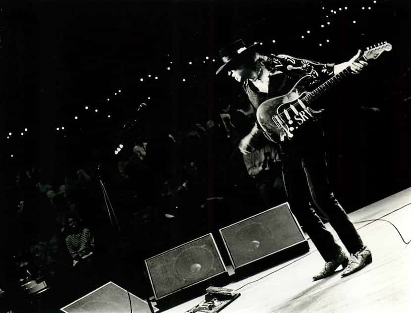 Stevie Ray Vaughan performs in this undated photo (Courtesy)