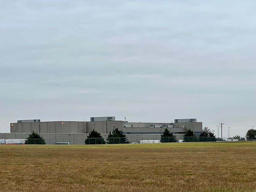 Univar Solutions warehouses at the former site of the Superconducting Super Collider, a...