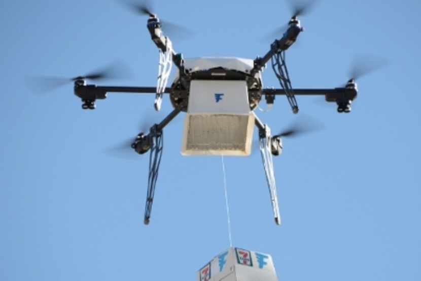 7-Eleven deliveries Slurpees and food in a test with Flirtey. 