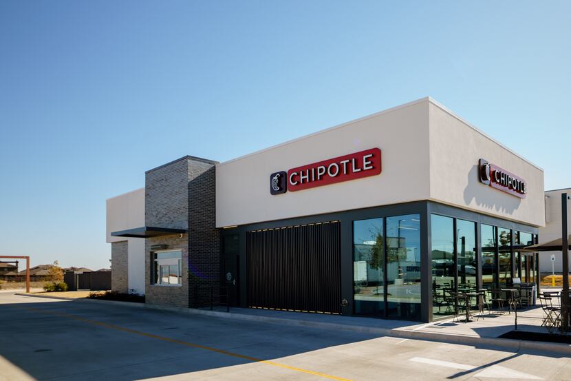 The new Chipotle location in McKinney features a drive-through.