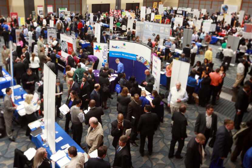 More than 2,100 military members, veterans and spouses turned out for a job fair Thursday at...
