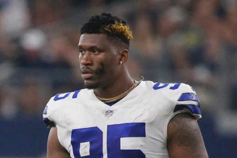 Dallas Cowboys defensive tackle David Irving (95) is pictured during the Green Bay Packers...