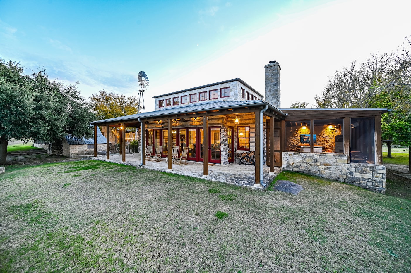 An 886-acre Texas ranch with homes dating back to the 1850s is on the market. The asking...