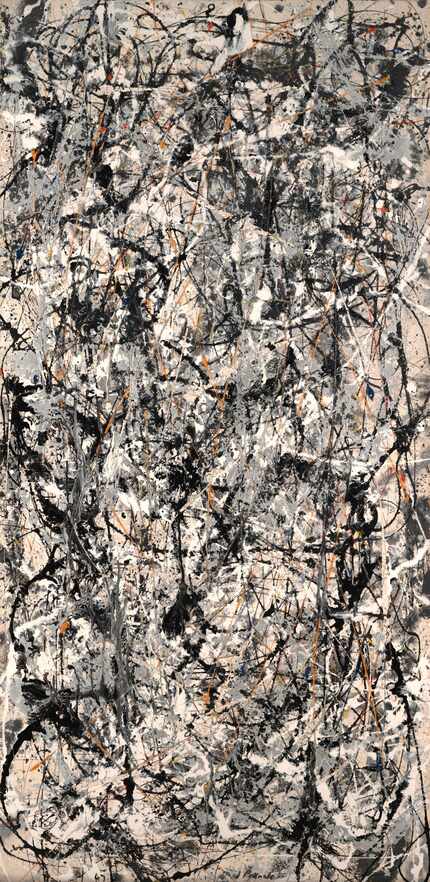Jackson Pollock's "Cathedral," a 1947 enamel-and-aluminum-paint-on-canvas work, showcases...