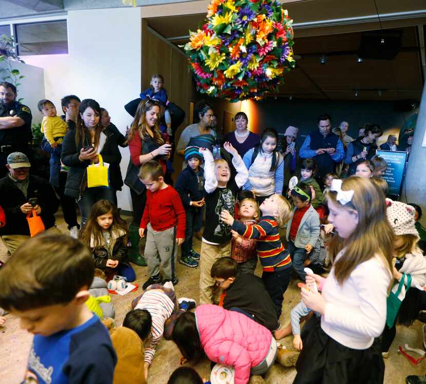 Children play with a floral ball during the 2018 NYE party at Rory Meyers Children’s...