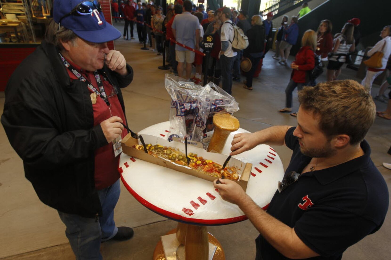 Here's how to get hot dogs, pizza and other ballpark fare from the Texas  Rangers delivered to your door