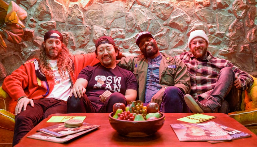 From left, Double D's co-operating partners are Brandon Hays, Sung Joon Koo, Jermey Elliott...