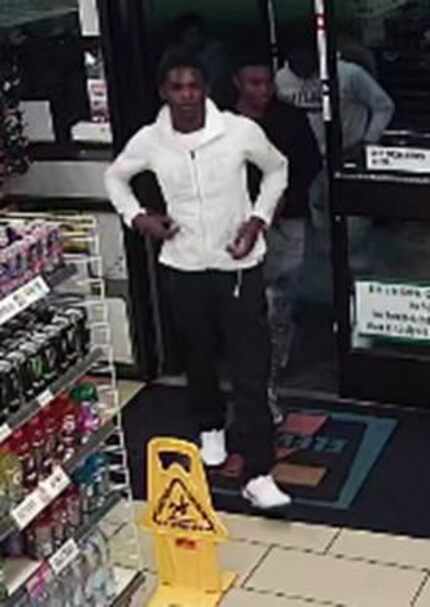 One of the suspects believed to be involved in a series of robberies in Mesquite