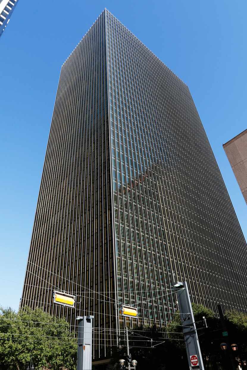 Bryan Tower located in downtown Dallas contains 40 floors and was completed in 1973.