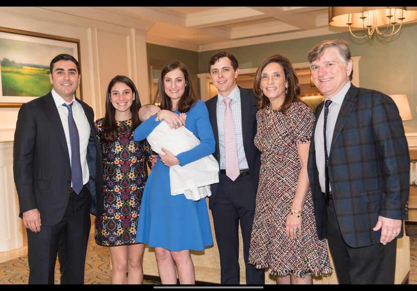 Maryann Mihalopoulos' family includes (from left) son Arthur Brousseau, youngest daughter...