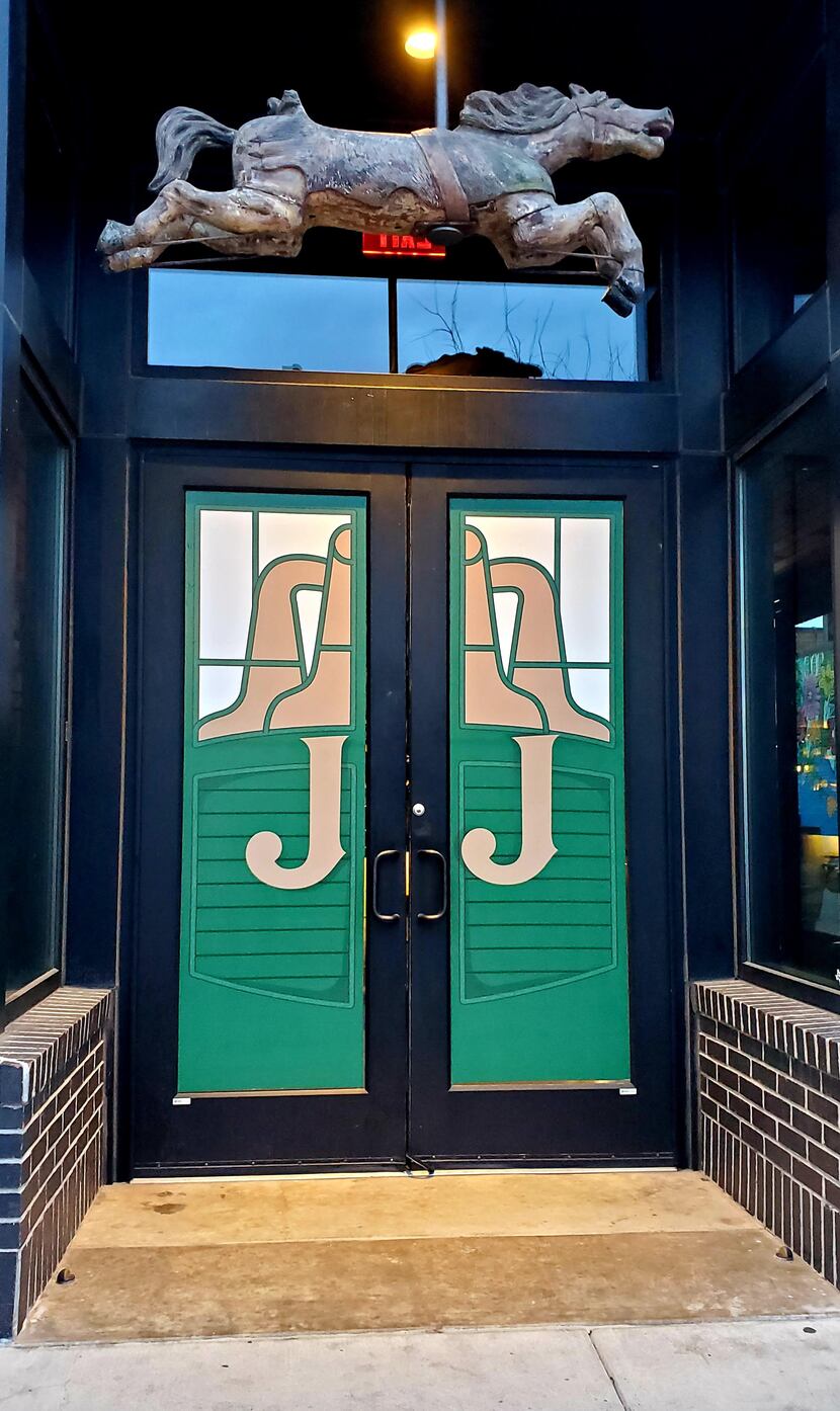 Deep Ellum's Trick Pony decked out the place in Jameson paraphernalia, including its...
