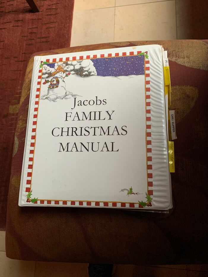 Mary Jacobs has been working her Jacobs Family Christmas Manual for more than 15 years.