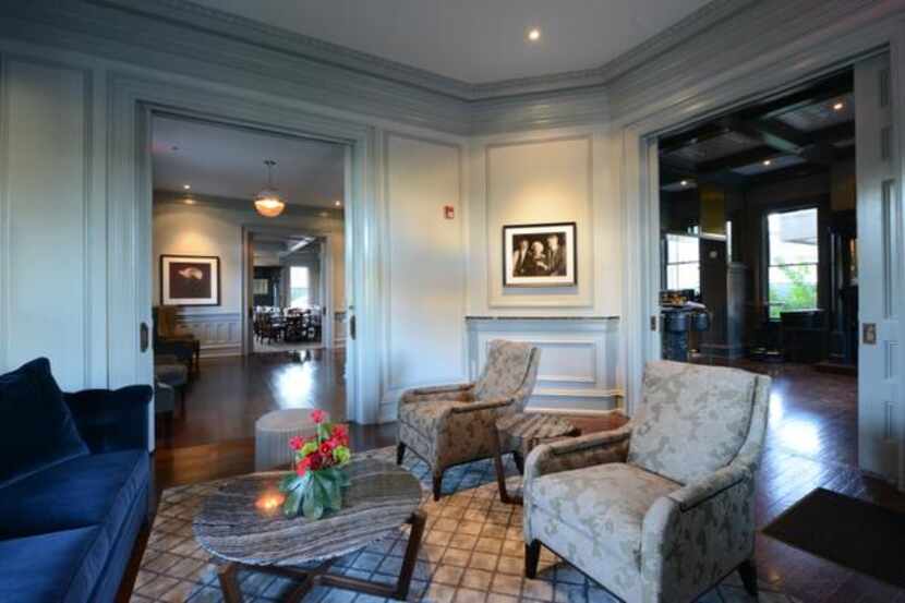 
The lobby of Hotel Ella, the 20th century Greek Revival mansion built in the early 1900s...