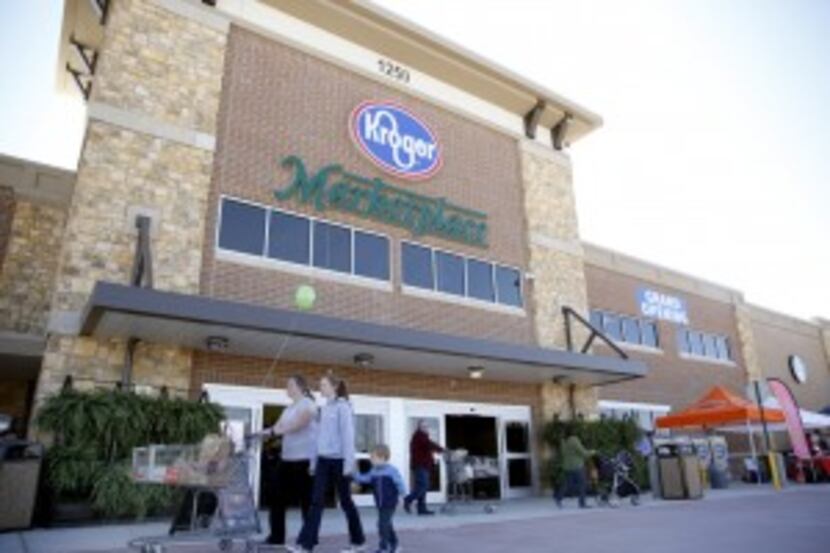  Kroger Marketplace stores, like the new one in Prosper, are larger than average Krogers at...