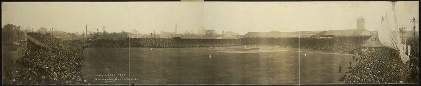 Bennett Park, an early forerunner to Tigers Stadium in Detroit, hosted a World Series game...