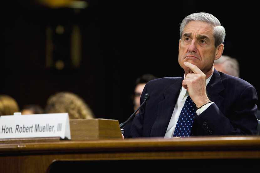 FBI Director Robert Mueller III testifies during a hearing on Capitol Hill, in Washington,...