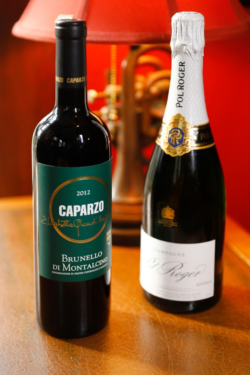 Lucia restaurant owners David and Jennifer Uygur prefer Caparzo Brunello di Montalcino red...