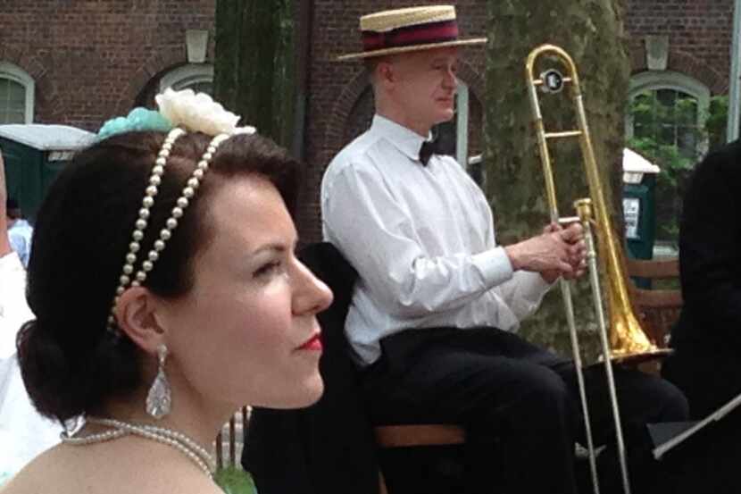 The Jazz Age Lawn Party attracts hundreds of people in Jazz Age style for dancing to the...