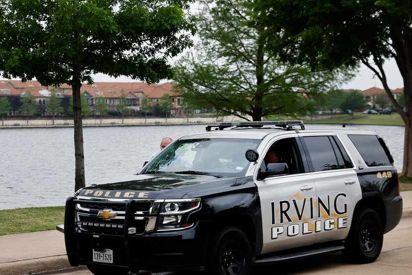 An Irving police vehicle is pictured in this file photo. Police have charged a 15-year-old...