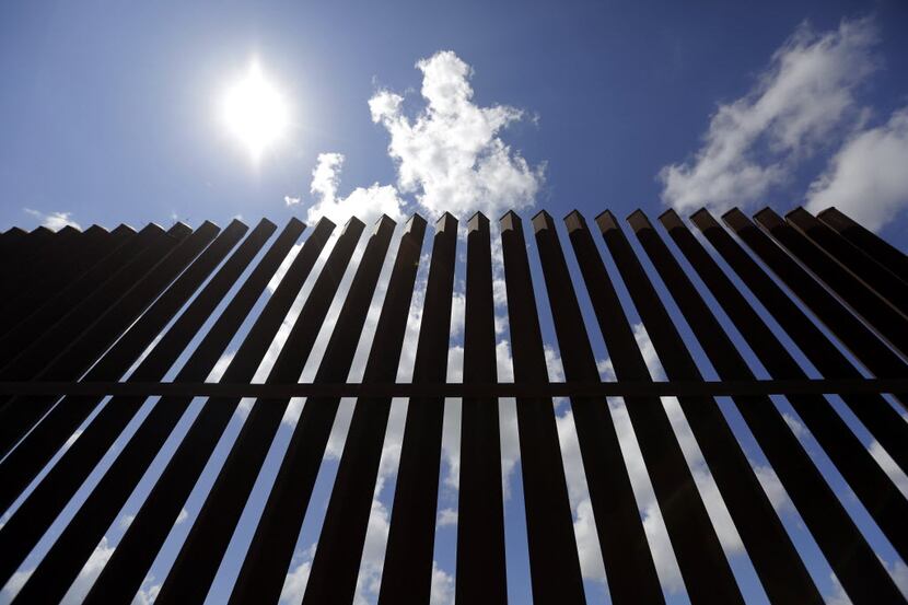 A staggered fence costing $6.5 million per mile runs along about 100 miles of Texas'...