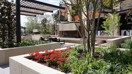 Much of the landscaping is in at Grandscape, The Colony's new development is opening slower...