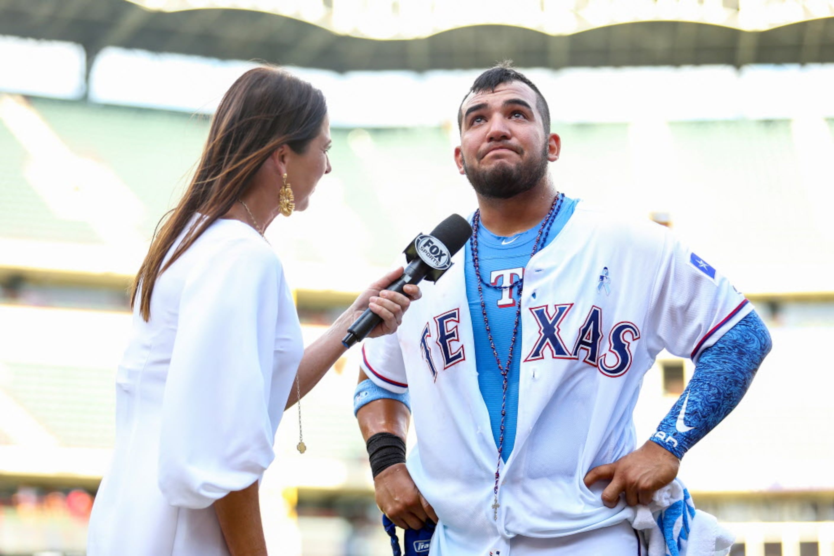 A crazy, unbelievable Father's Day: Watch Jose Trevino get