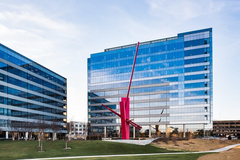 Common Desk is taking office space in the 3201 Dallas Parkway building in Frisco's Hall Park.
