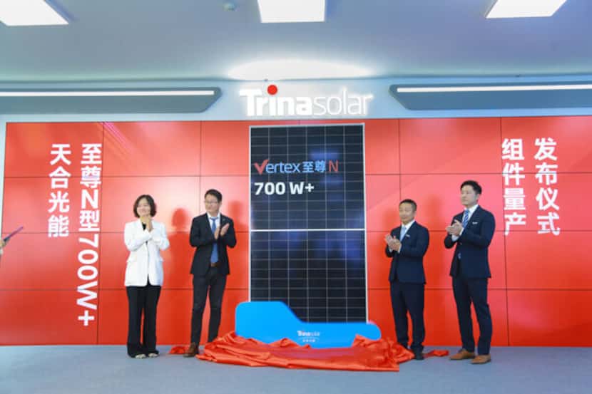 Trina Solar, which just announced a manufacturing facility in Wilmer, previously announced...