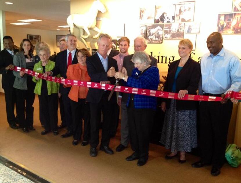 
The Irving Chamber held a ribbon cutting for the new location of the Mustangs of Las...