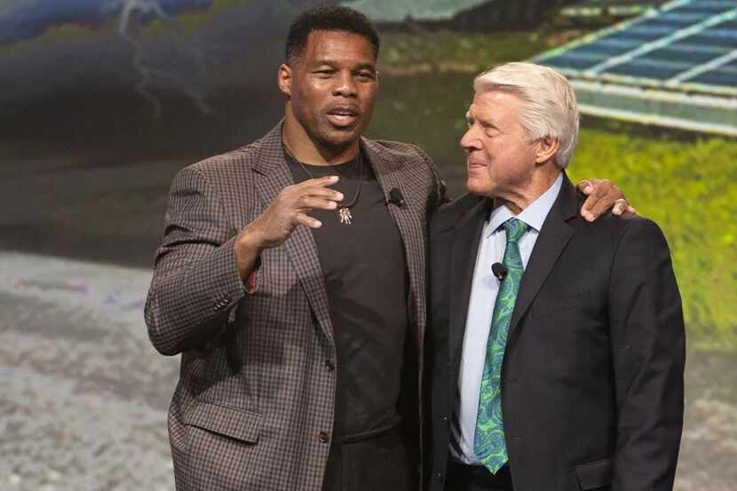 Former Dallas Cowboys great and Heisman Trophy winner Herschel Walker and Former Dallas...