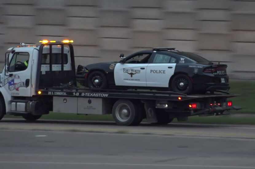 An image from the scene from footage captured by Metro Video Dallas/Fort Worth.