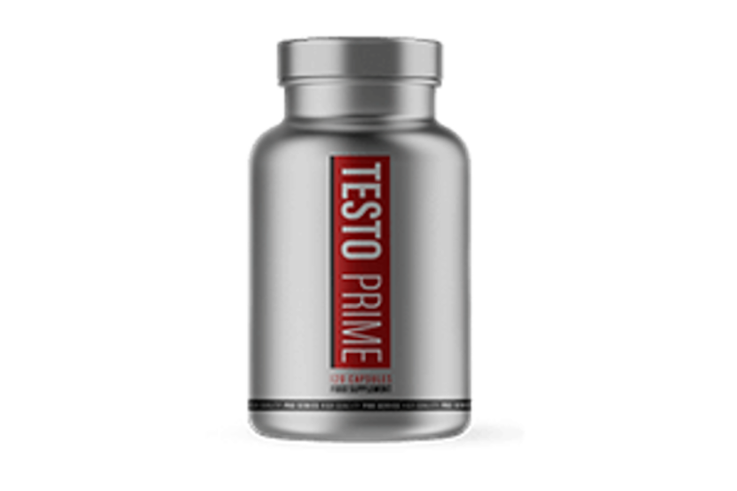 TestoPrime gray bottle logo