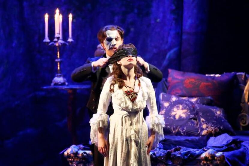 

 
Cooper Grodin and Julia Udine star in Andrew Lloyd Webber’s Phantom of the Opera, at the...