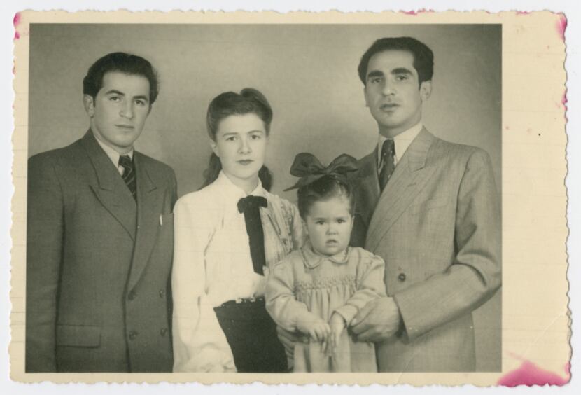 From left: Sam Moseson, Dorothy Wilonsky, Mona Wilonsky and Robert Wilonsky in a photo taken...