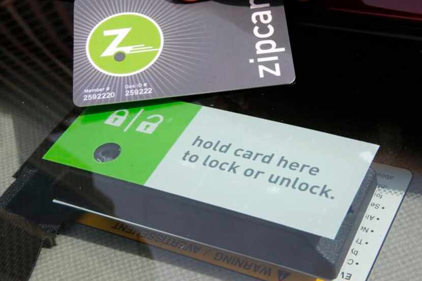 
Zipcar brought its rental option to three city-owned parking spots in and around downtown...