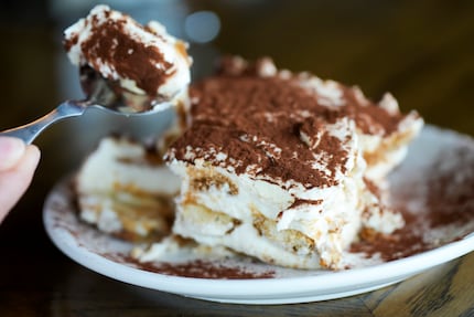 Tiramisu is shareable. But you don't have to.