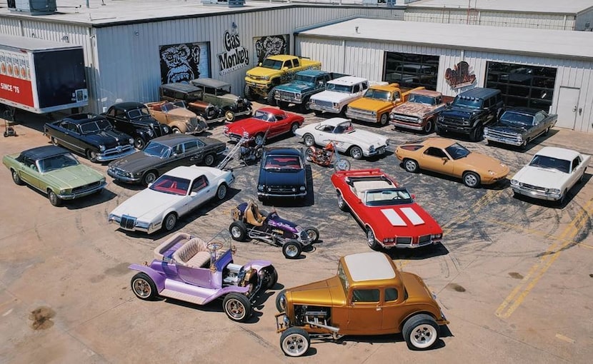 Gas Monkey Garage owner Richard Rawlings is selling 25 of his custom hot rods in a...