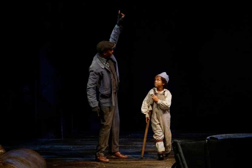  Jahi Kearse as Bob Cratchit and Olivia Meredith (alternating with Cooper Carter) as Tiny...
