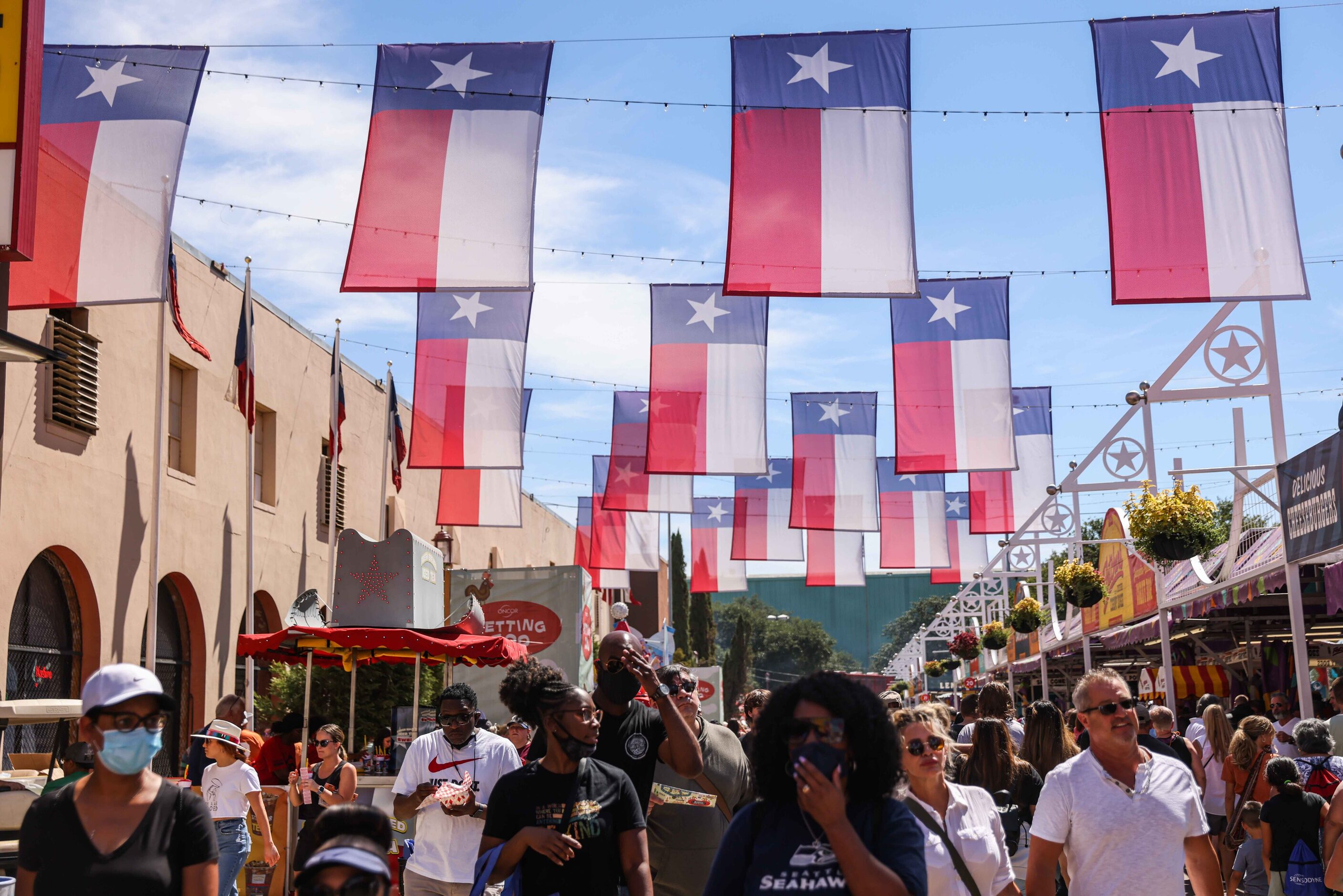 The State Fair of Texas during its opening day in Dallas on Friday, September 24, 2021. The...