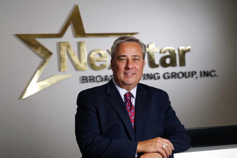 Perry Sook, president and CEO of Nexstar Broadcasting Group Inc., is pictured at their...