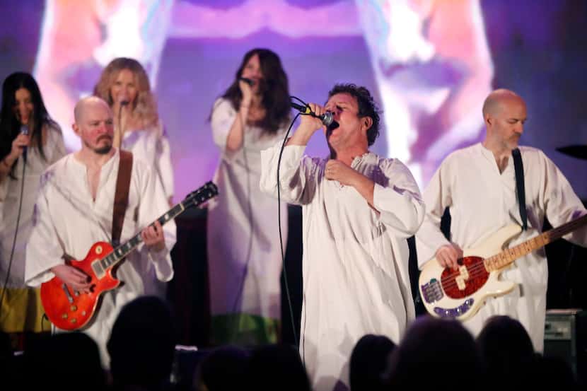 The Polyphonic Spree, led by singer Tim DeLaughter (second from right), will perform in a...