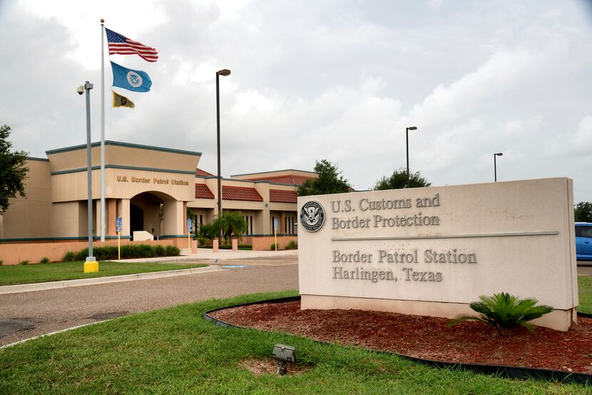 FILE - The Border Patrol station stands July 11, 2014, in Harlingen, Texas. Border Patrol...