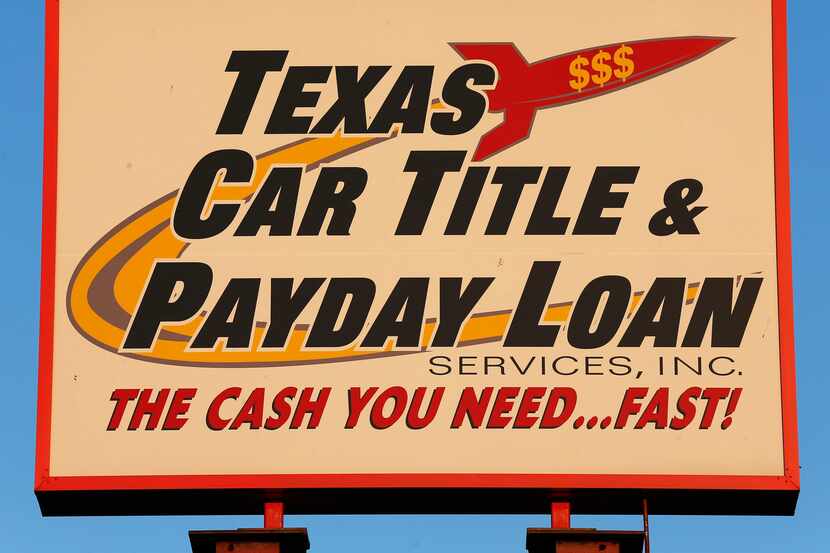 Dozens of payday loan businesses, including this one, have closed since Dallas passed an...