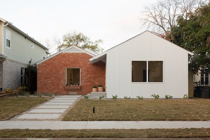 The Thurmonds converted this former duplex at 5917 Vickery Blvd. into a single-family home. 