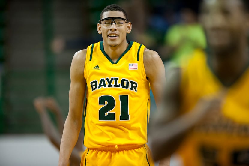 WACO, TX - DECEMBER 17:  Isaiah Austin #21 of the Baylor University Bears smiles against the...