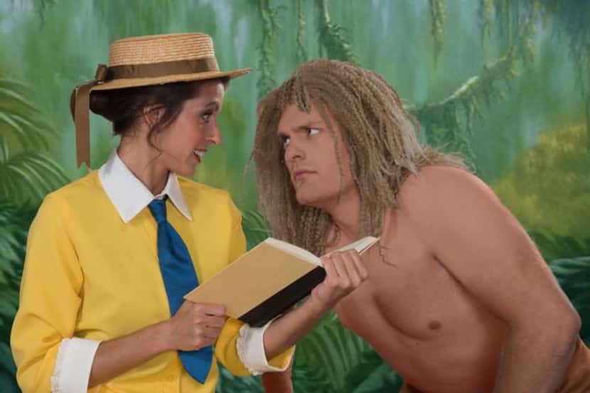 
Jamie Ecklund as Jane and Remi Budge as Tarzan star in Disney’s Tarzan at Artisan Center...