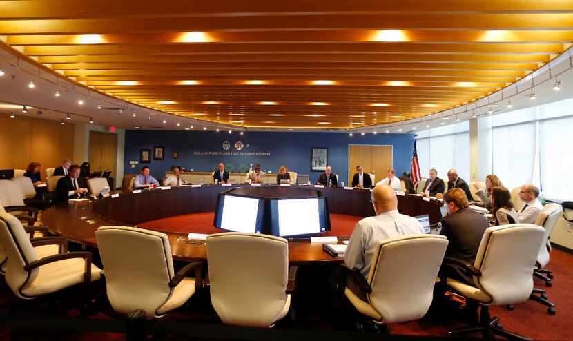 Dallas Police and Fire Pension Board trustees on Thursday approved an election asking...