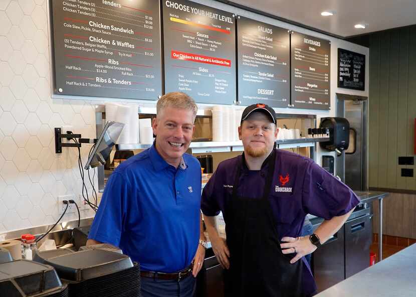 Mark Rogers and Stephen Payne, owners of The Cookshack in Fort Worth